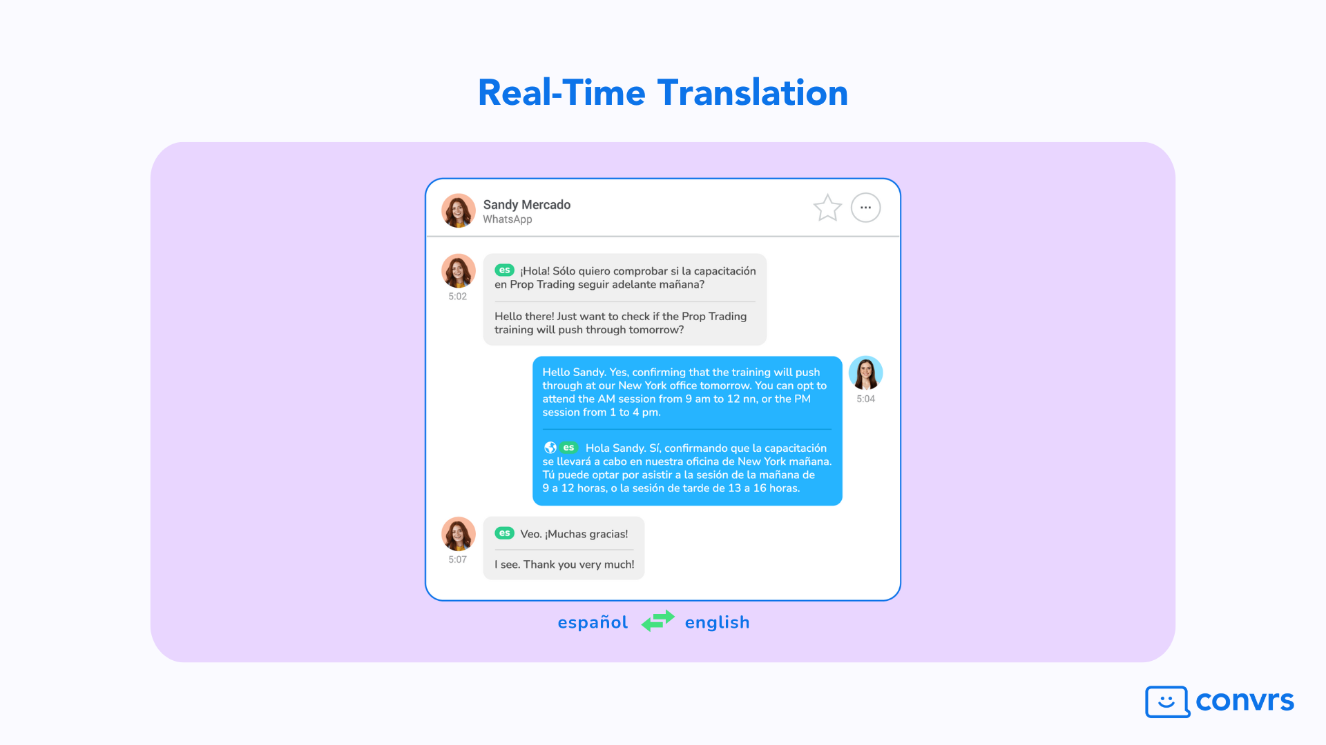 Real-Time Translation for Customer Support to increase conversion rates and reduce customer acquisition costs